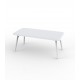 Table design rectangulaire PAL VONDOM - blanc