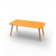 Table design rectangulaire PAL VONDOM - orange
