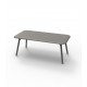 Table design rectangulaire PAL VONDOM - taupe