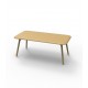 Table design rectangulaire laquée PAL VONDOM - beige
