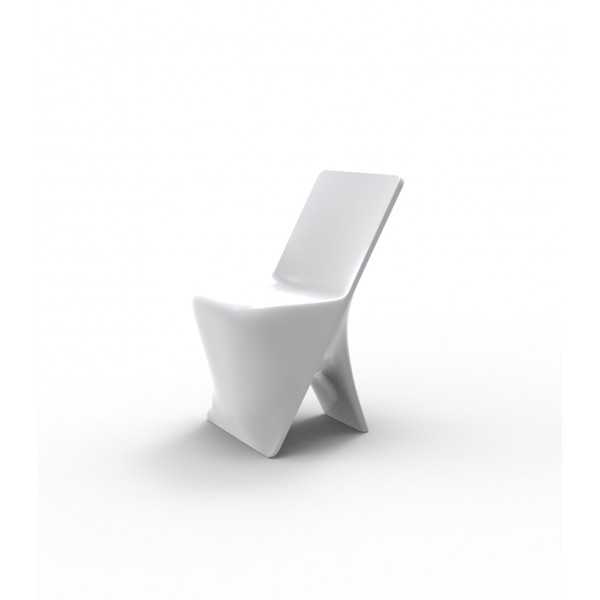 Chaise finition laquée PAL VONDOM - blanc