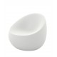 Fauteuil design bar restaurant STONE VONDOM - blanc