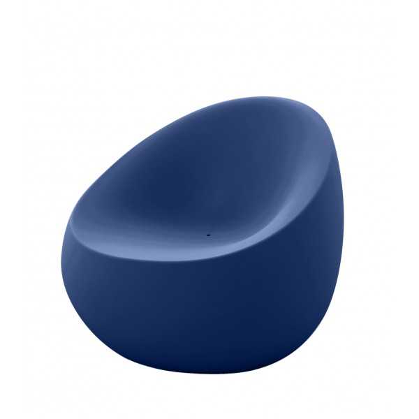 Fauteuil design bar restaurant STONE VONDOM - bleu