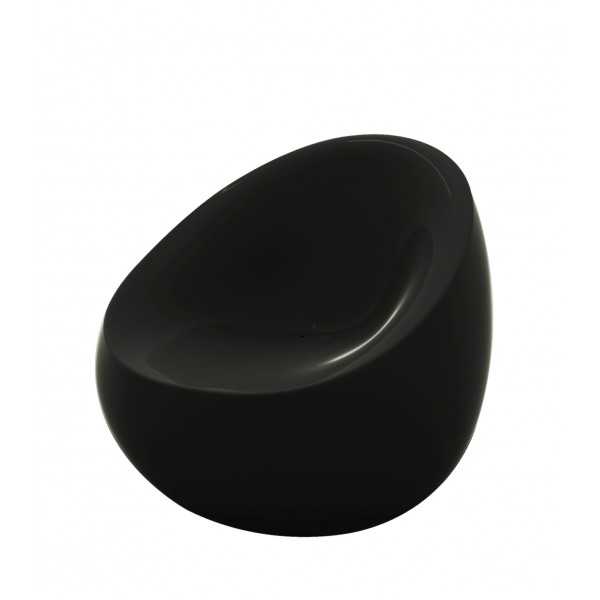 Fauteuil design STONE VONDOM - noir laqué