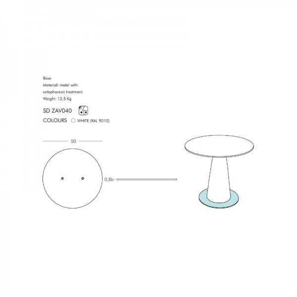 The base - Hopla table - Slide Design