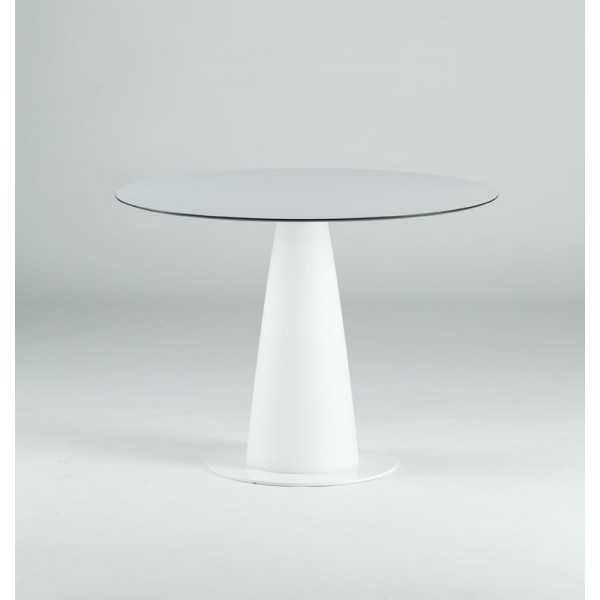 Hopla - Table Ronde pied Conique - Slide Design
