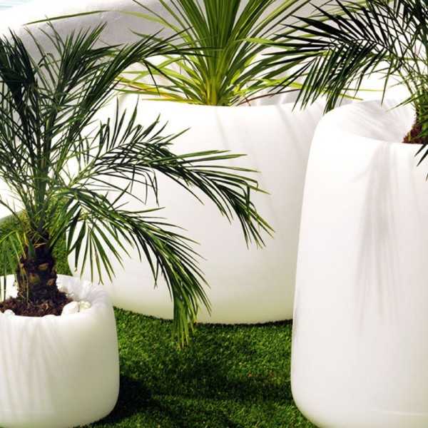 Pot Design Rond Organic Finition Laquée Vondom