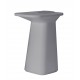 Table haute design NOMA Vondom finition mate - gris acier