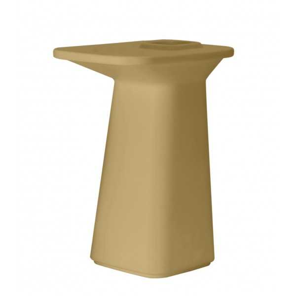 Table haute design NOMA Vondom finition mate - beige