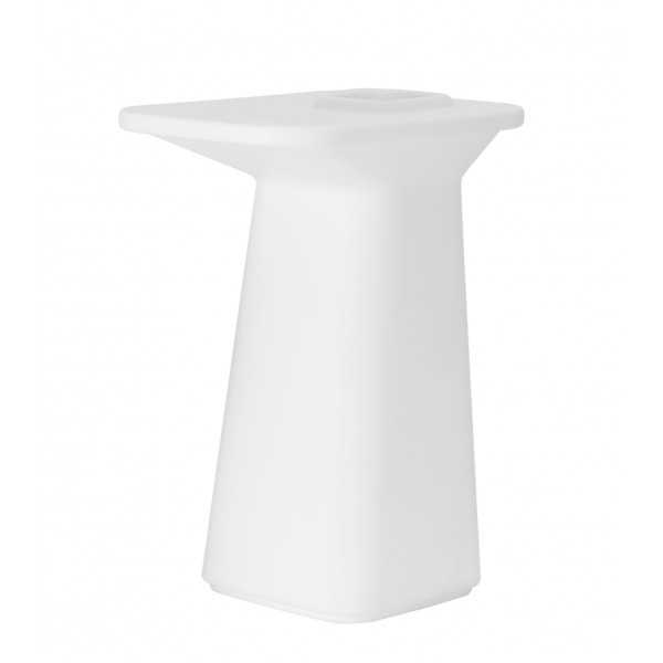 Table haute design NOMA Vondom finition mate - blanc