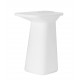 Table haute design NOMA Vondom finition mate - blanc