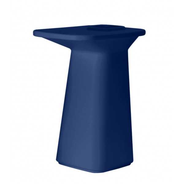 Table haute design NOMA Vondom finition mate - bleu