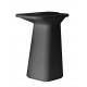 Table haute design NOMA Vondom finition mate - noir