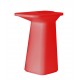 Table haute design NOMA Vondom finition mate - rouge