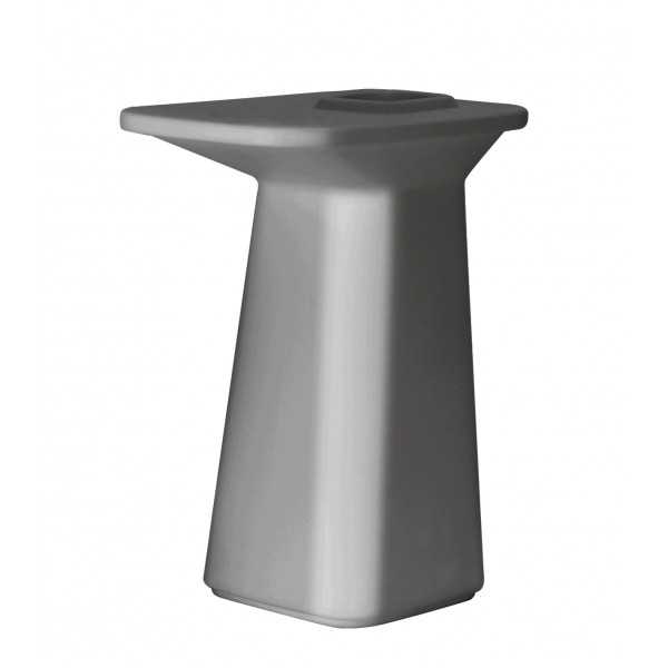 Table haute design NOMA Vondom laquée - gris anthracite