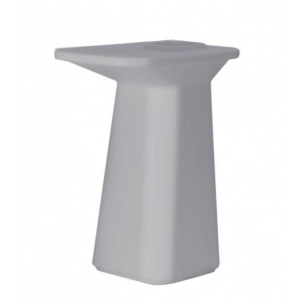 Table haute design NOMA Vondom laquée - gris acier