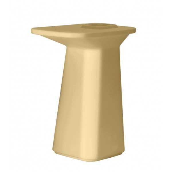 Table haute design NOMA Vondom laquée - beige