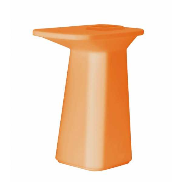Table haute design NOMA Vondom laquée - orange