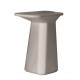 Table haute design NOMA Vondom laquée - taupe