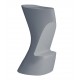 Noma tabouret bar Vondom mate - gris acier