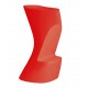 Noma tabouret bar Vondom mate - rouge