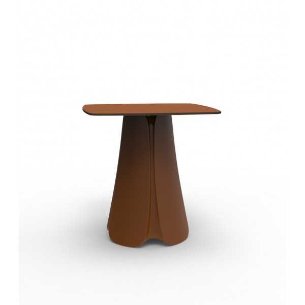 Table Vondom Pezzettina carrée - bronze