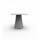 Table carrée design PEZZETTINA Vondom - gris acier