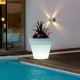 Pot Lumineux Blanc PLANTER Vondom