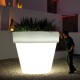 PLANTER Grand Pot Rond Lumineux à LED Multicolore Vondom