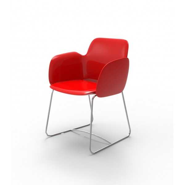 PEZZETTINA design chair with a lacquered finish - Vondom