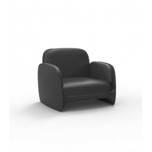 Fauteuil de Repas Pezzettina Vondom - gris anthracite