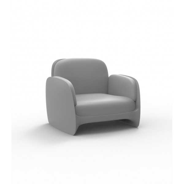 Fauteuil de Repas Pezzettina Vondom - gris acier