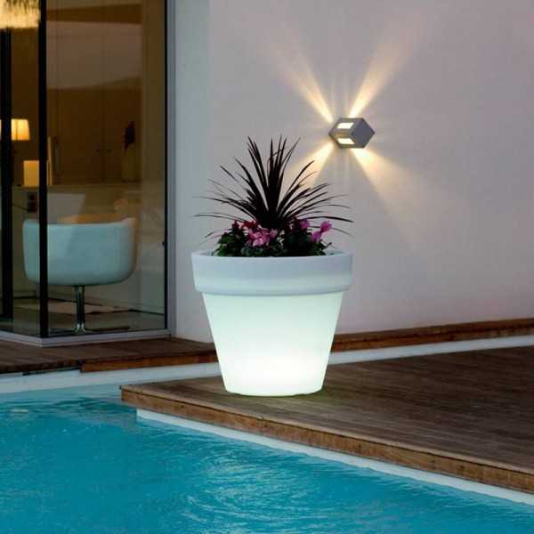  Vondom PLANTER Round Pot with RGB Led Light