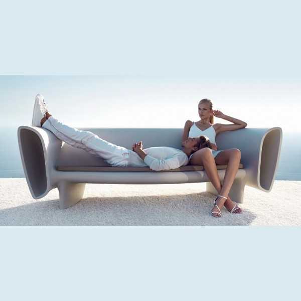 Bum Bum - Canapé Design Acier Mat pour bar et restaurant - Vondom