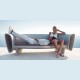 Bum Bum - Canapé Design Acier Mat pour bar et restaurant - Vondom