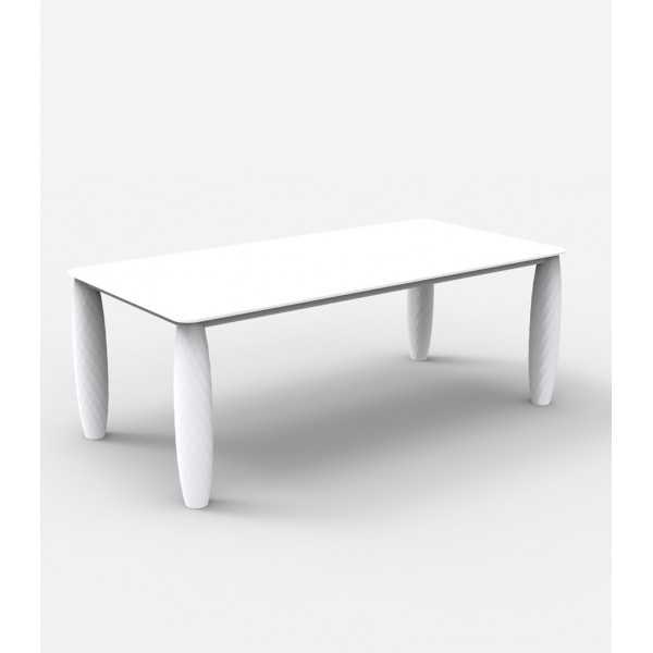 Grande table rectangulaire VASES Vondom - blanc