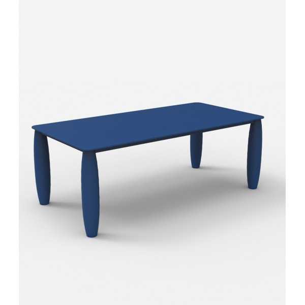 Grande table rectangulaire VASES Vondom - bleu
