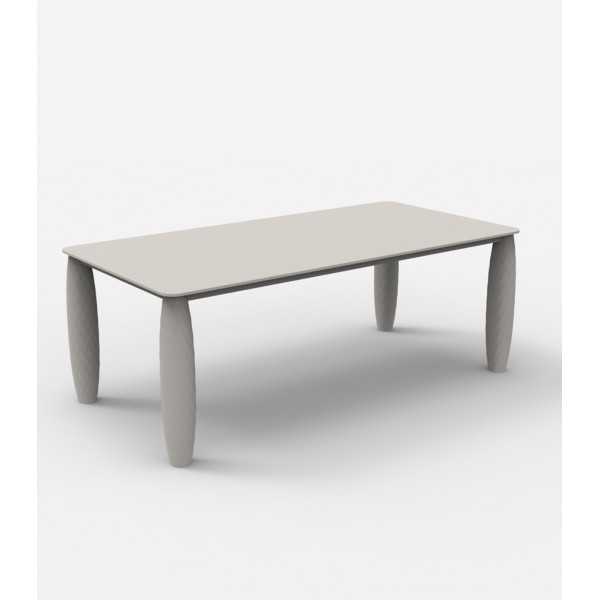Grande table rectangulaire VASES Vondom - taupe