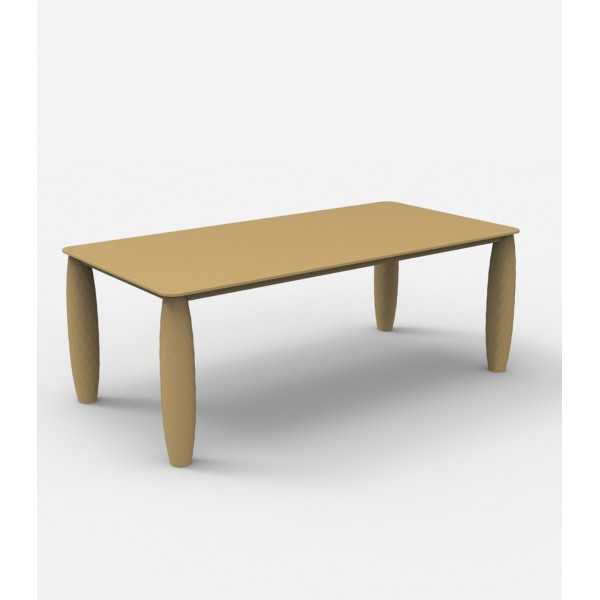 Grande table rectangulaire VASES Vondom - beige