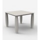 Table carrée design VASES VONDOM - gris acier
