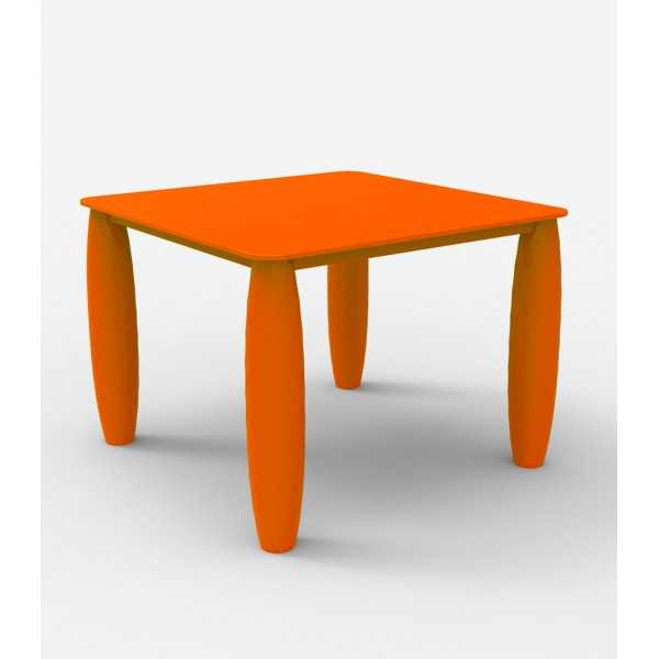 Table carrée design VASES VONDOM - orange