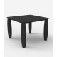 Table carrée design VASES VONDOM - noir