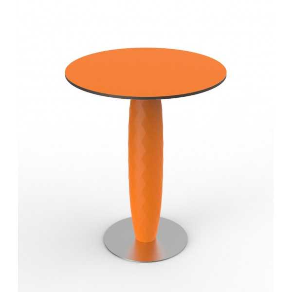Table ronde design VASES VONDOM - orange