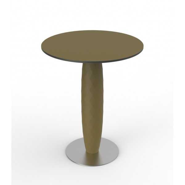 Table ronde design VASES VONDOM - khaki