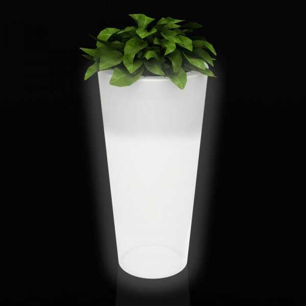 Vondom HIGH CONE Conical Flower Pot with RGB LED Light