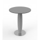 Table ronde design VASES VONDOM - gris acier