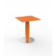 Table carrée pied central design VASES VONDOM - orange