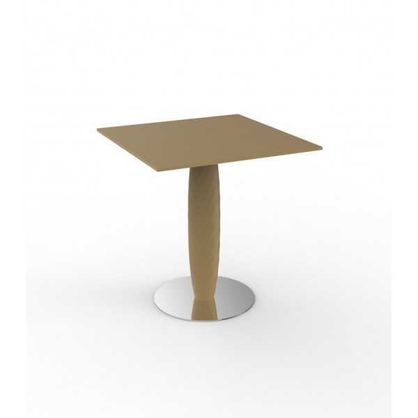 VASES square table with central leg (70x70x74 cm) - Vondom