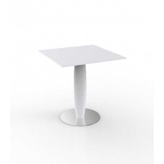 VASES table carrée avec pied central (70x70x74 cm) - Vondom
