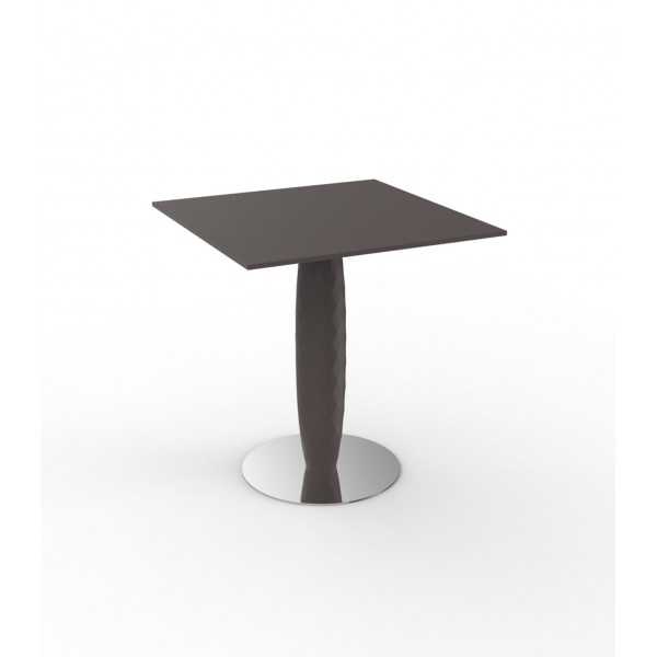 VASES square table with central leg (70x70x74 cm) - Vondom